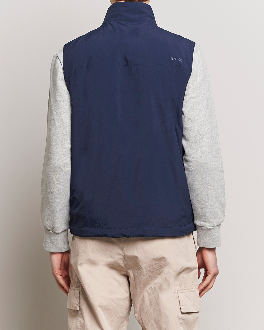 Heren | Jassen | NN07 | Zack Recycled Vest Navy Blue