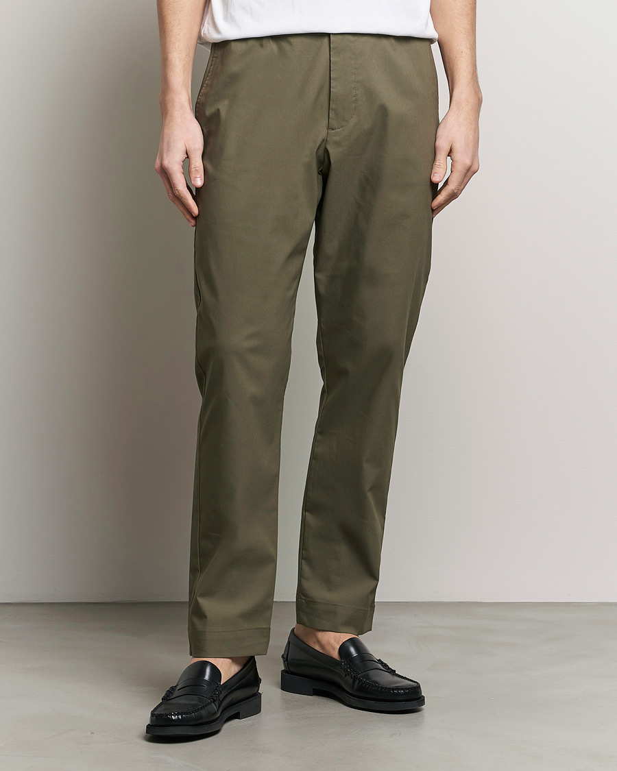 Heren | Business & Beyond | NN07 | Billie Drawstring Pants Capers Green