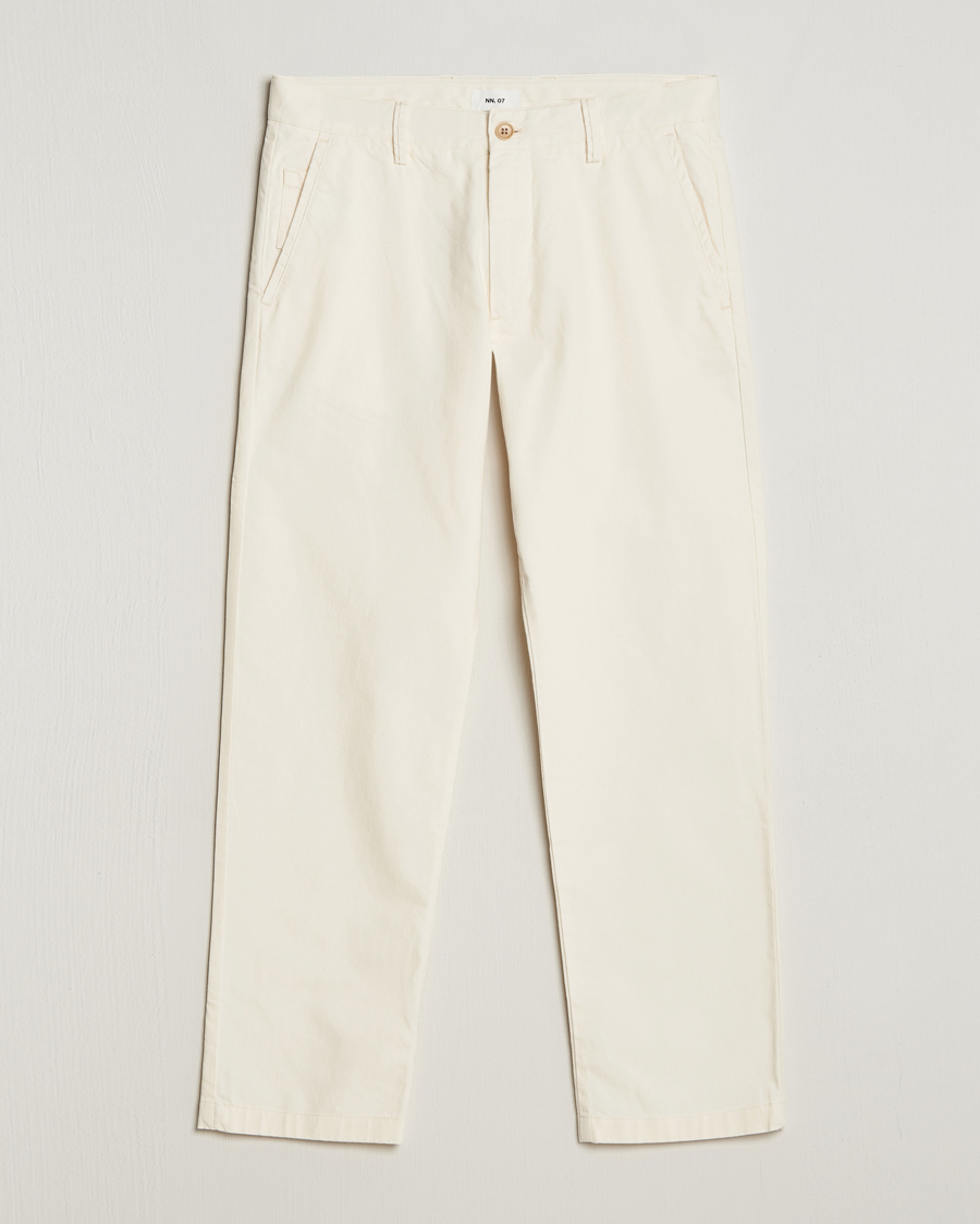 Heren | Broeken | NN07 | Alex Workwear Pants Off White