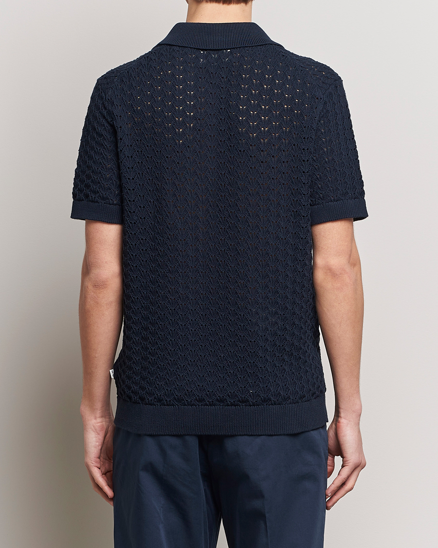 Heren | Polo's | NN07 | Manuel Structured Polo Navy Blue