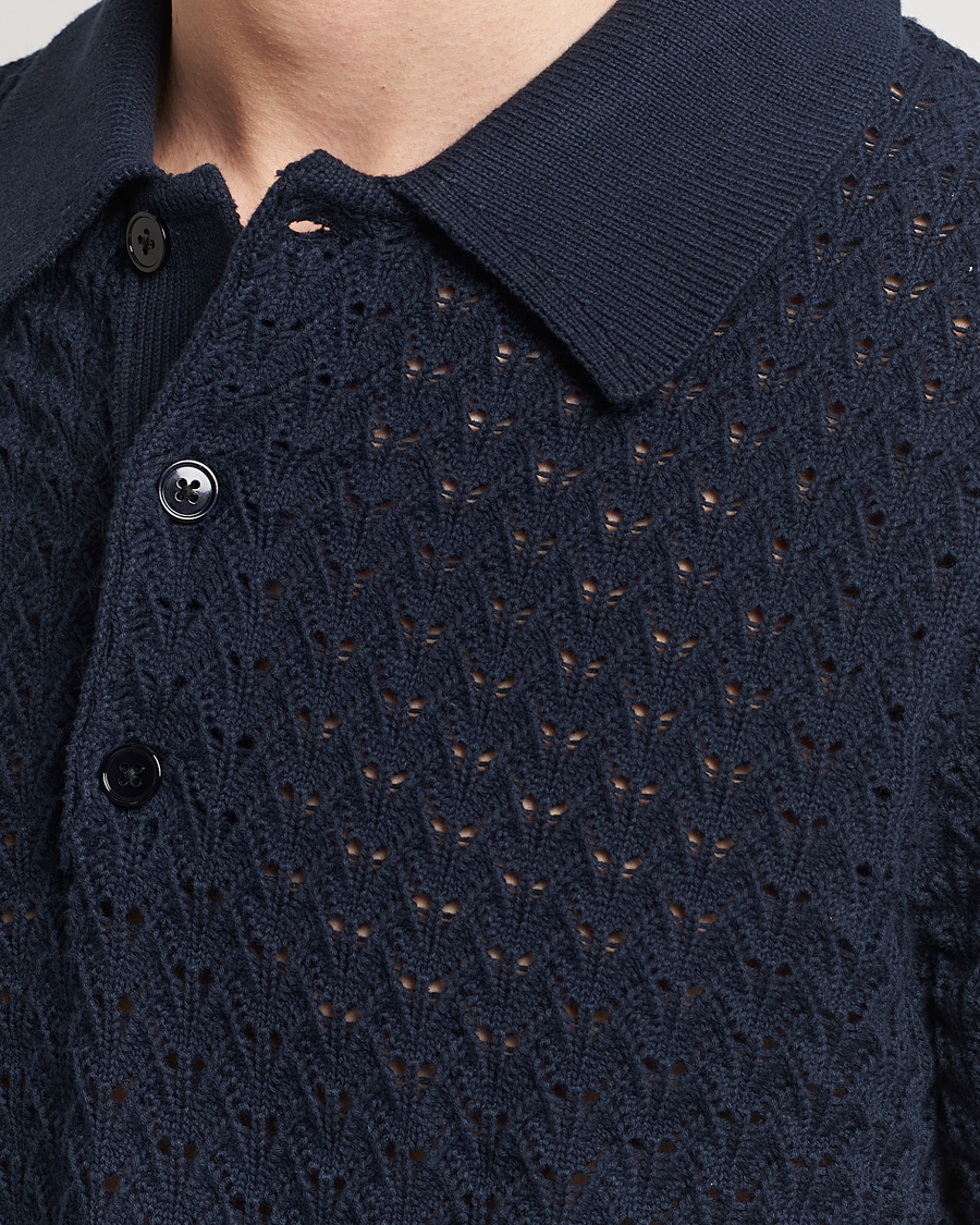Heren | Polo's | NN07 | Manuel Structured Polo Navy Blue