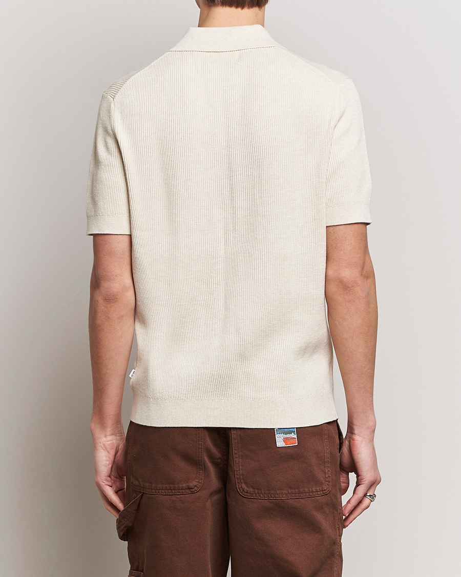 Heren | Polo's | NN07 | Hansie Zip Polo Ecru