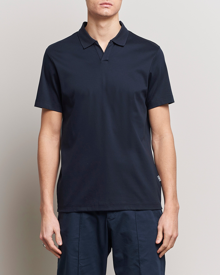 Heren |  | NN07 | Paul Mercerized Polo Navy Blue