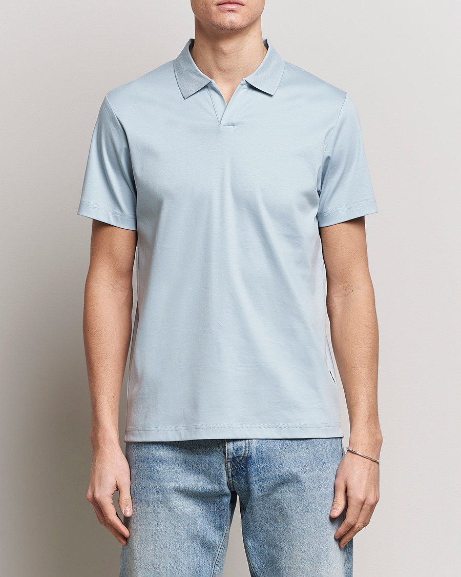 Heren | Poloshirts met korte mouwen | NN07 | Paul Polo Ashley Blue