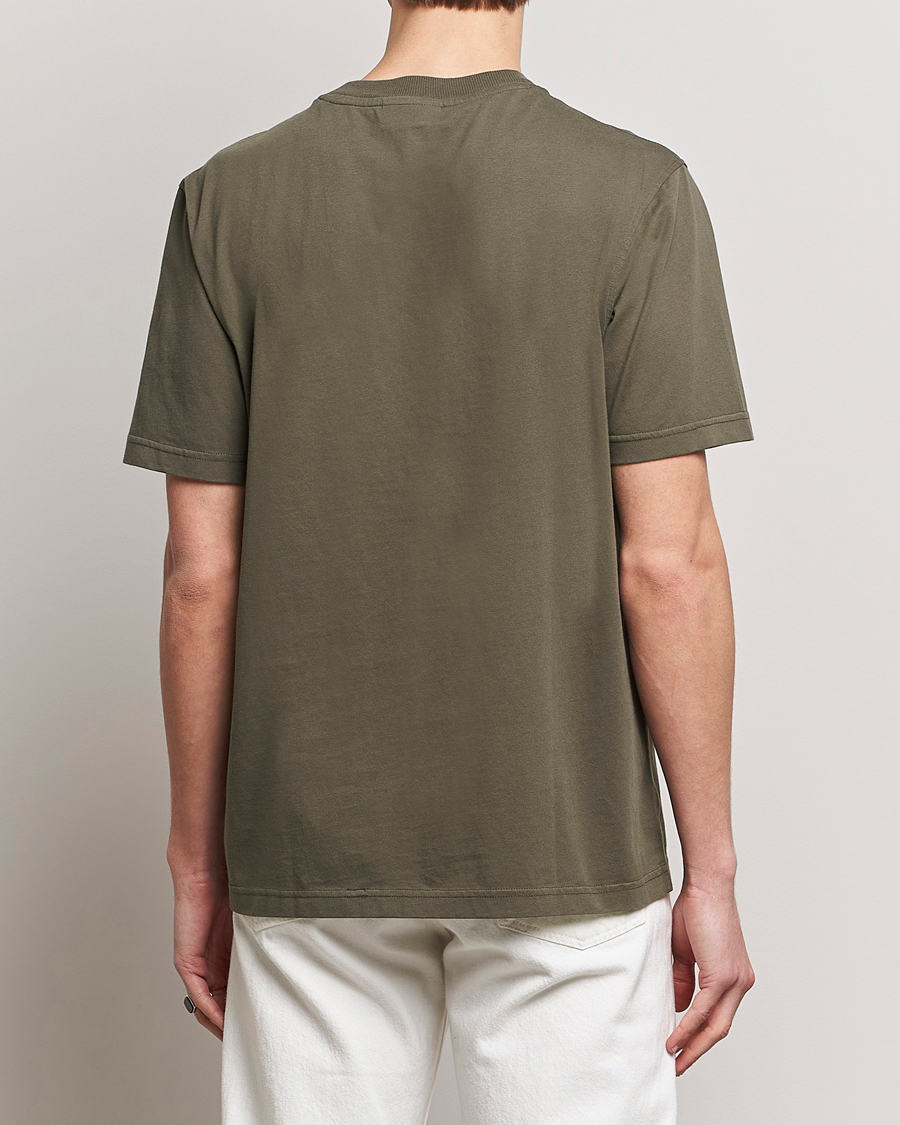 Heren | T-shirts | NN07 | Adam Pima Crew Neck T-Shirt Capers Green