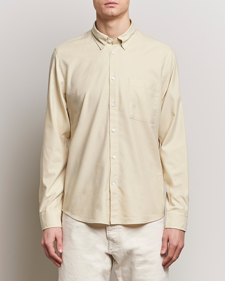 Heren | Casual overhemden | NN07 | Arne Tencel Shirt Ecru