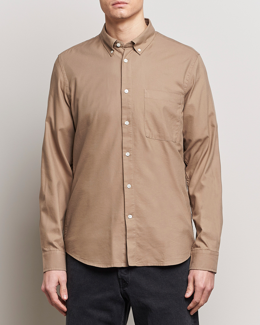 Heren | Business & Beyond | NN07 | Arne Tencel Shirt Greige