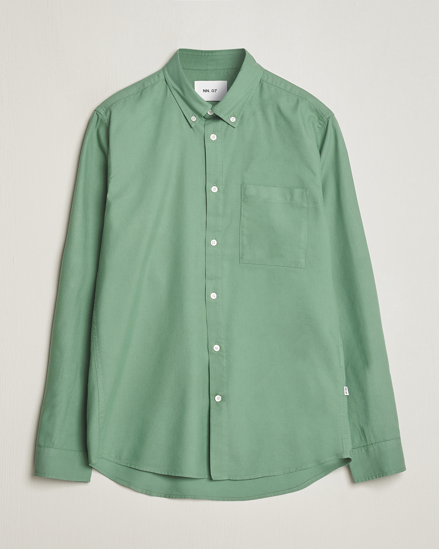 Heren | Overhemden | NN07 | Arne Tencel Shirt Hedge Green