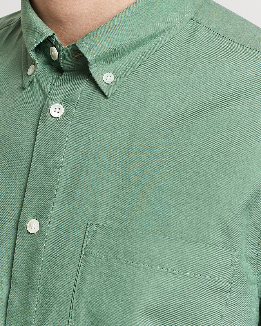 Heren | Overhemden | NN07 | Arne Tencel Shirt Hedge Green