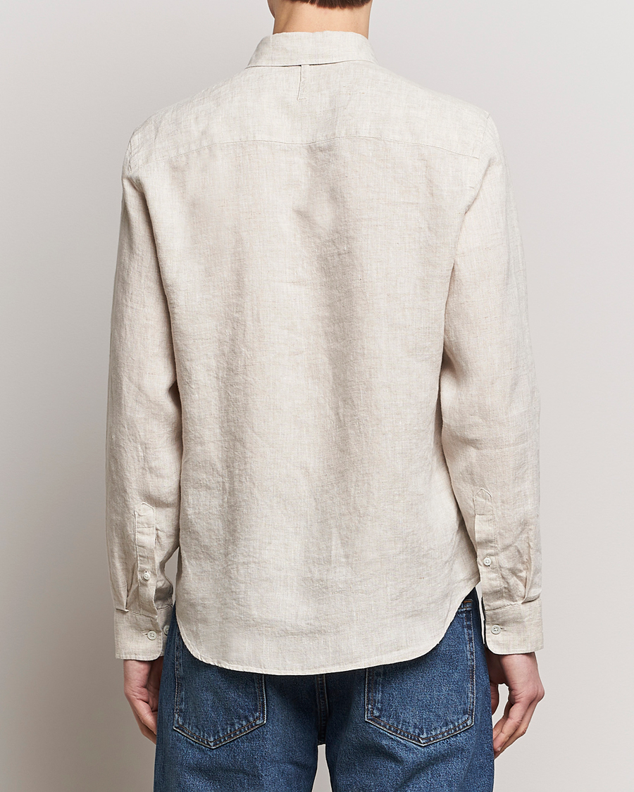 Heren | Overhemden | NN07 | Arne Linen Shirt Oat