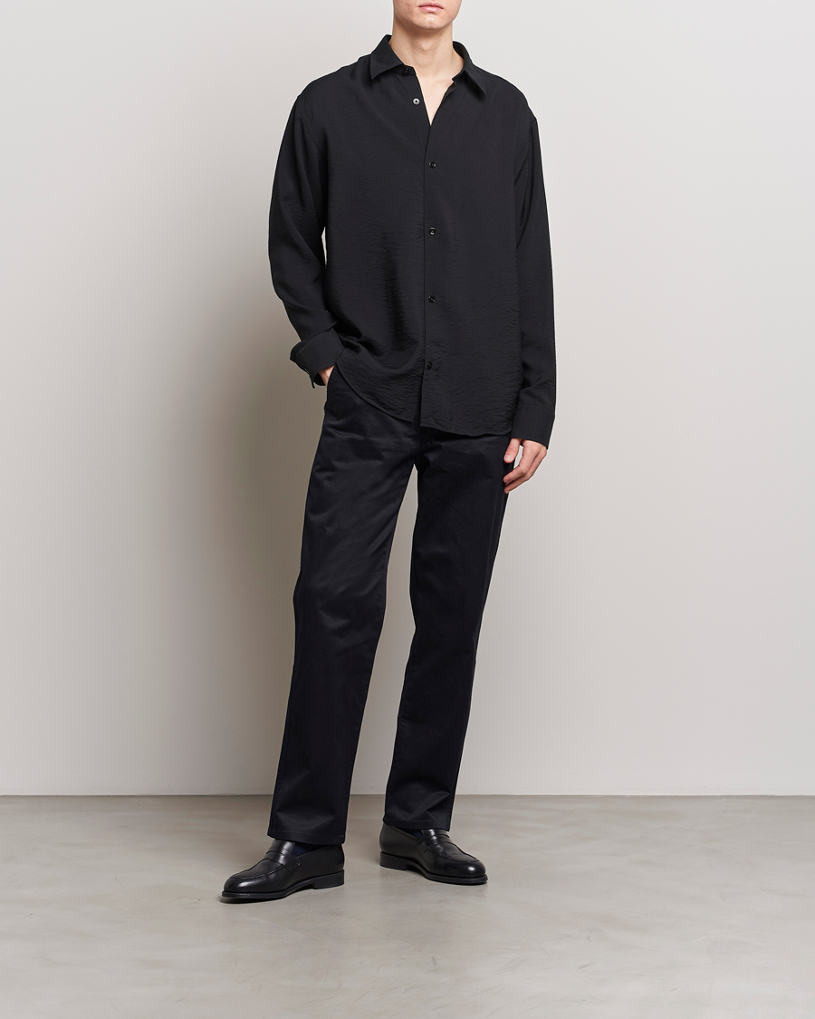 Heren | Overhemden | NN07 | Freddy Structured Shirt Black