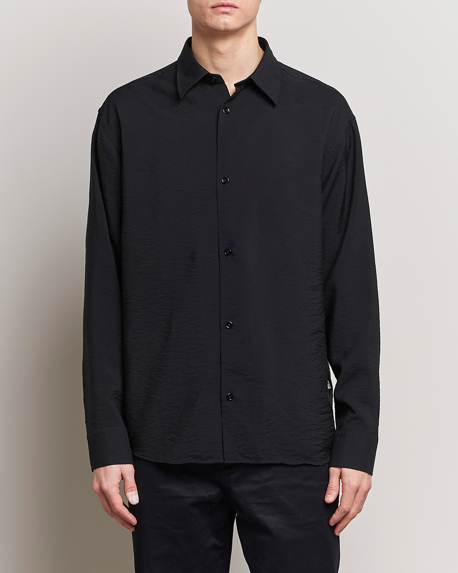 Heren | Overhemden | NN07 | Freddy Structured Shirt Black