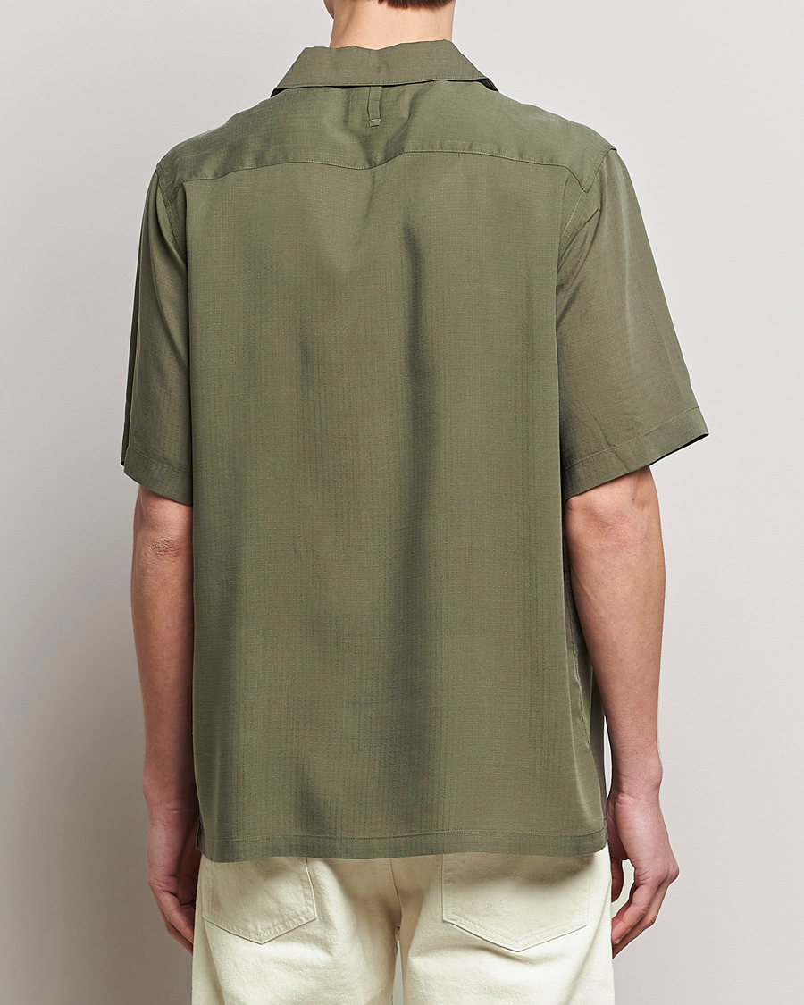 Heren | Overhemden | NN07 | Julio Ripstop Short Sleeve Shirt Capers Green