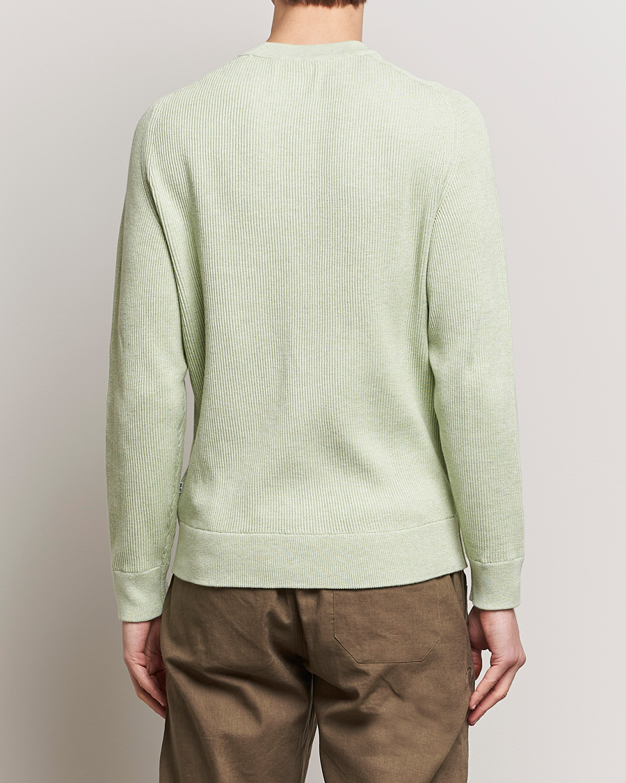 Heren | Truien | NN07 | Kevin Cotton Knitted Sweater Lime Green