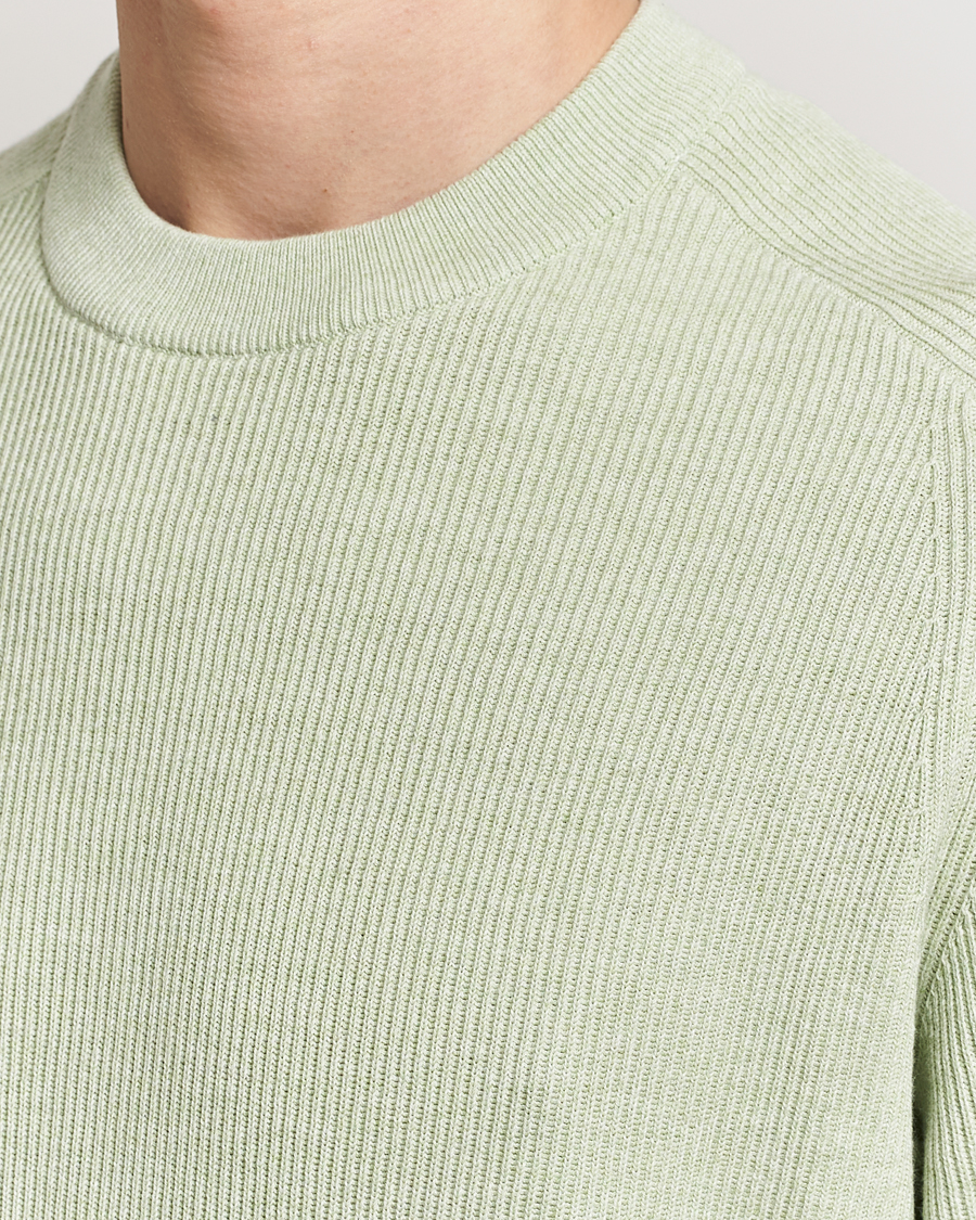 Heren | Truien | NN07 | Kevin Cotton Knitted Sweater Lime Green