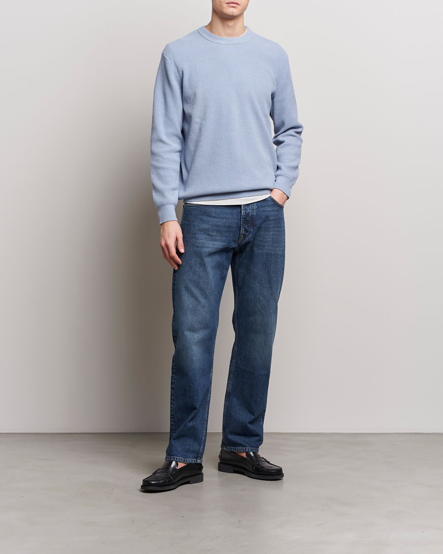Heren | Truien | NN07 | Danny Knitted Sweater Ashley Blue