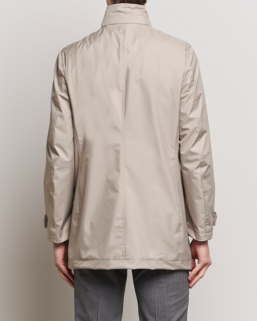 Heren | Jassen | MooRER | Waterproof Car Coat Light Grey
