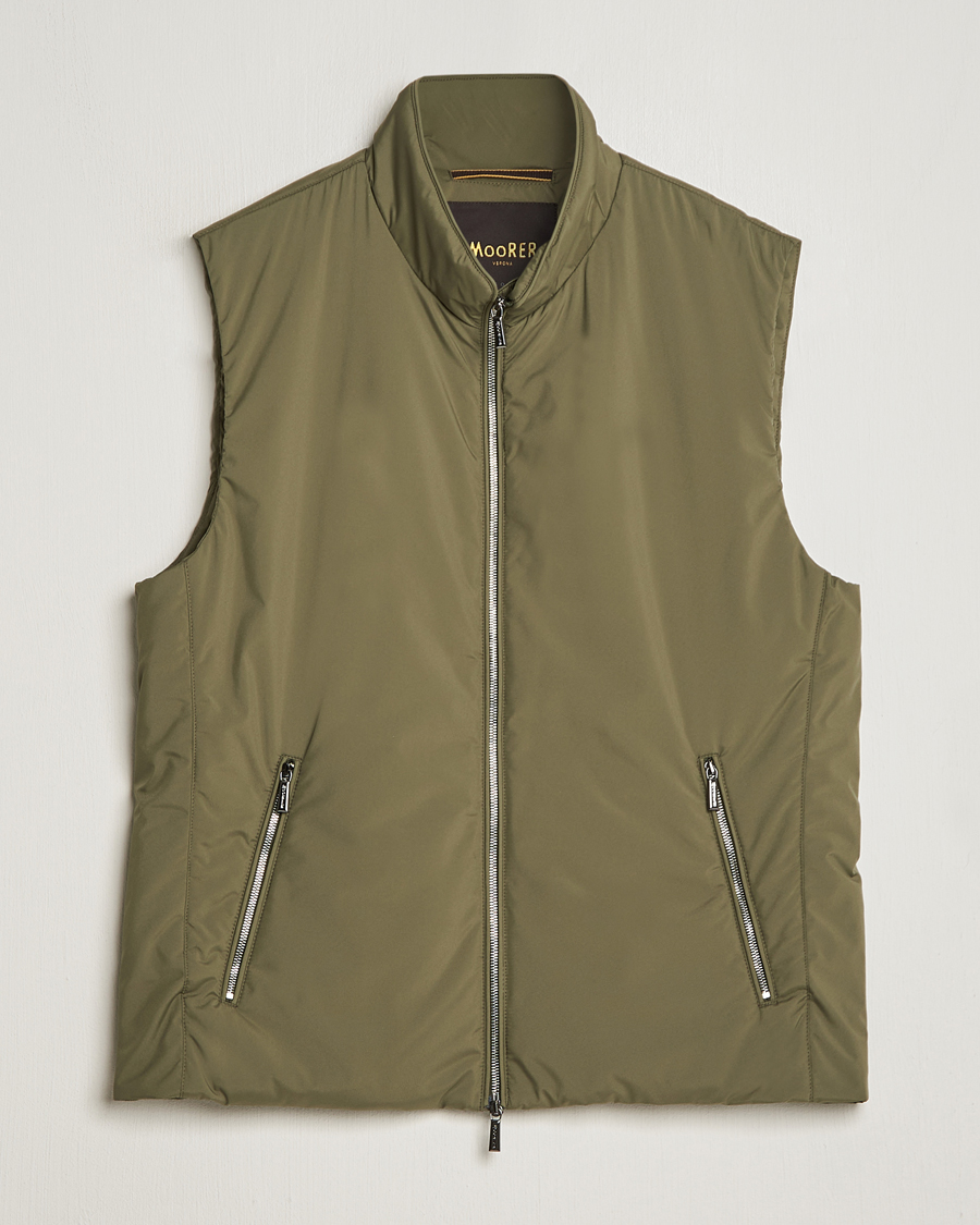 Heren | Jassen | MooRER | Senio Padded Vest Green