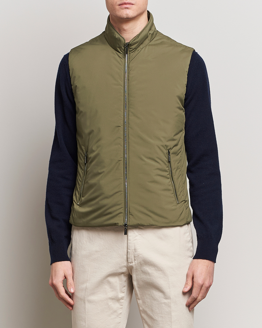 Heren | Sale | MooRER | Senio Padded Vest Green