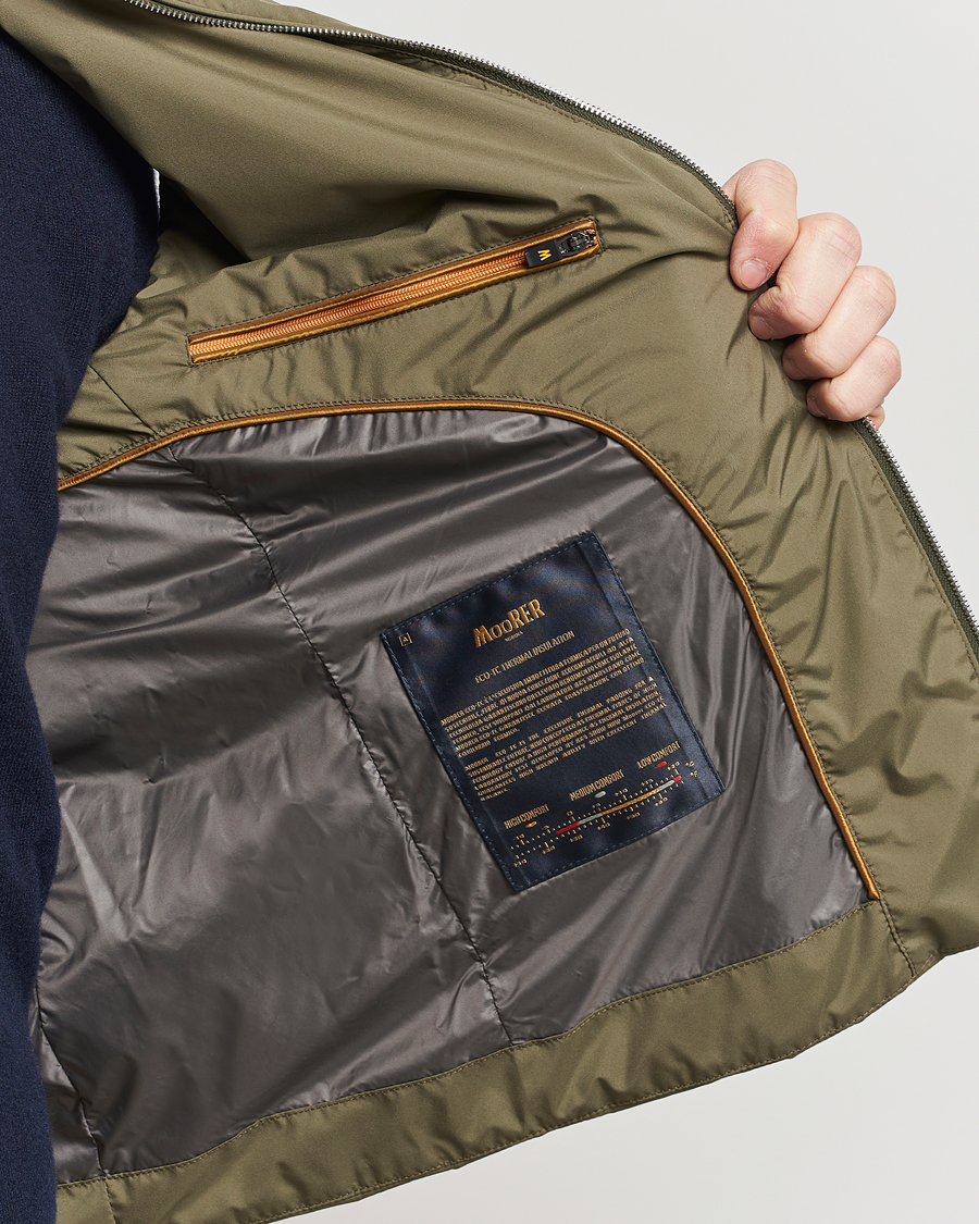 Heren | Jassen | MooRER | Senio Padded Vest Green