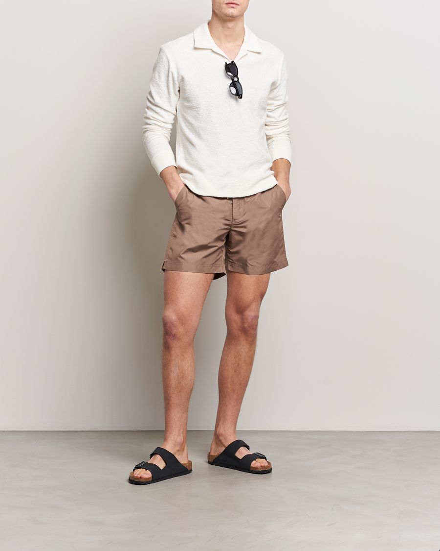 Heren | Zwembroek | Orlebar Brown | Bulldog Drawcord Swimshorts Plum Wine