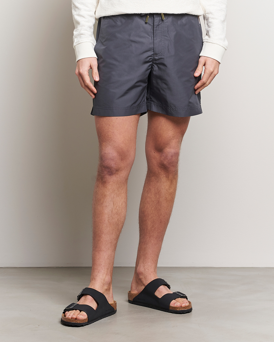 Men | Orlebar Brown | Orlebar Brown | Bulldog Drawcord Swimshorts Piranha Grey