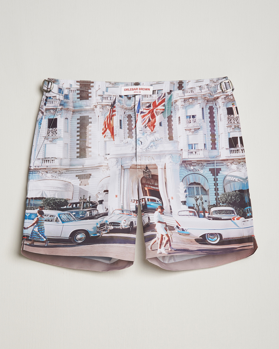 Heren | Zwembroek | Orlebar Brown | Bulldog Photographic Swimshorts Carlton Cannes