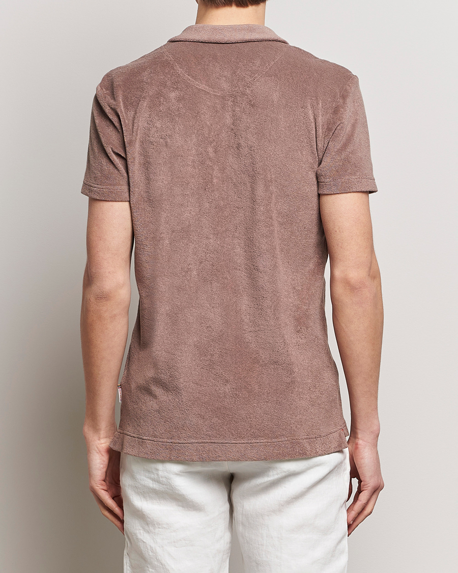 Heren | Polo's | Orlebar Brown | Terry Polo Plum Wine