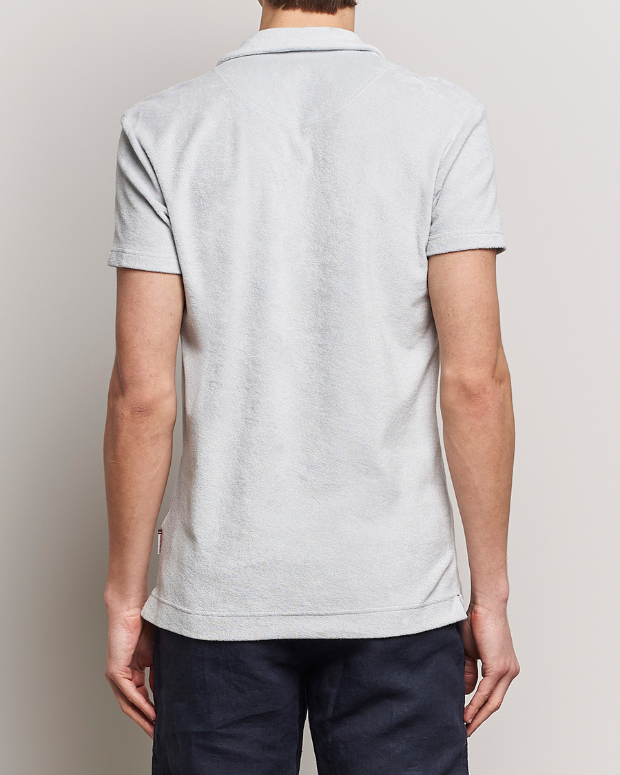 Heren | Polo's | Orlebar Brown | Terry Polo White Jade