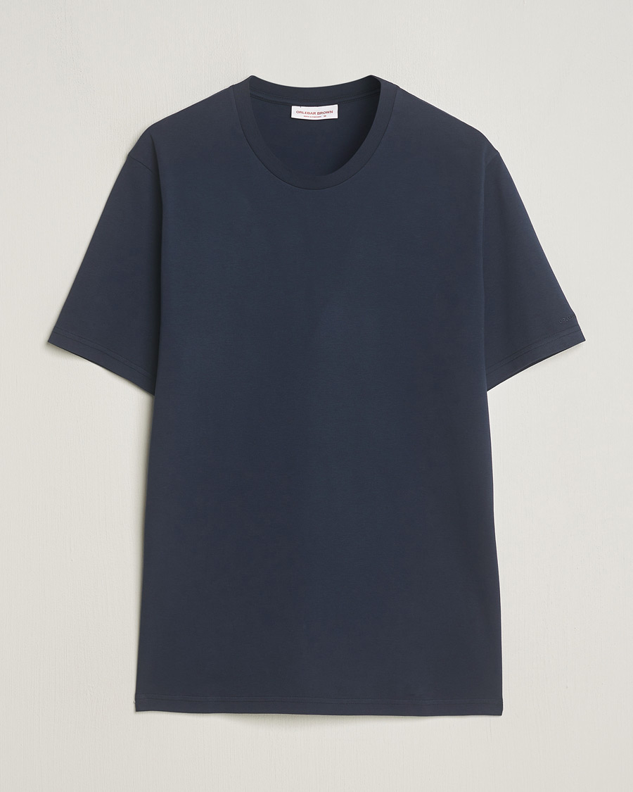 Heren | T-shirts | Orlebar Brown | Deckard Heavy T-Shirt Night Iris