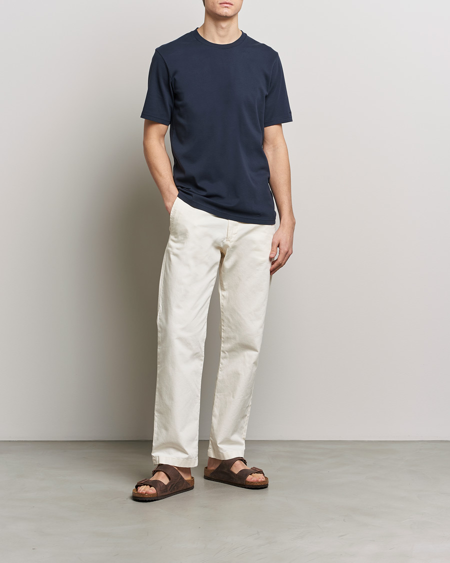 Heren | T-shirts | Orlebar Brown | Deckard Heavy T-Shirt Night Iris