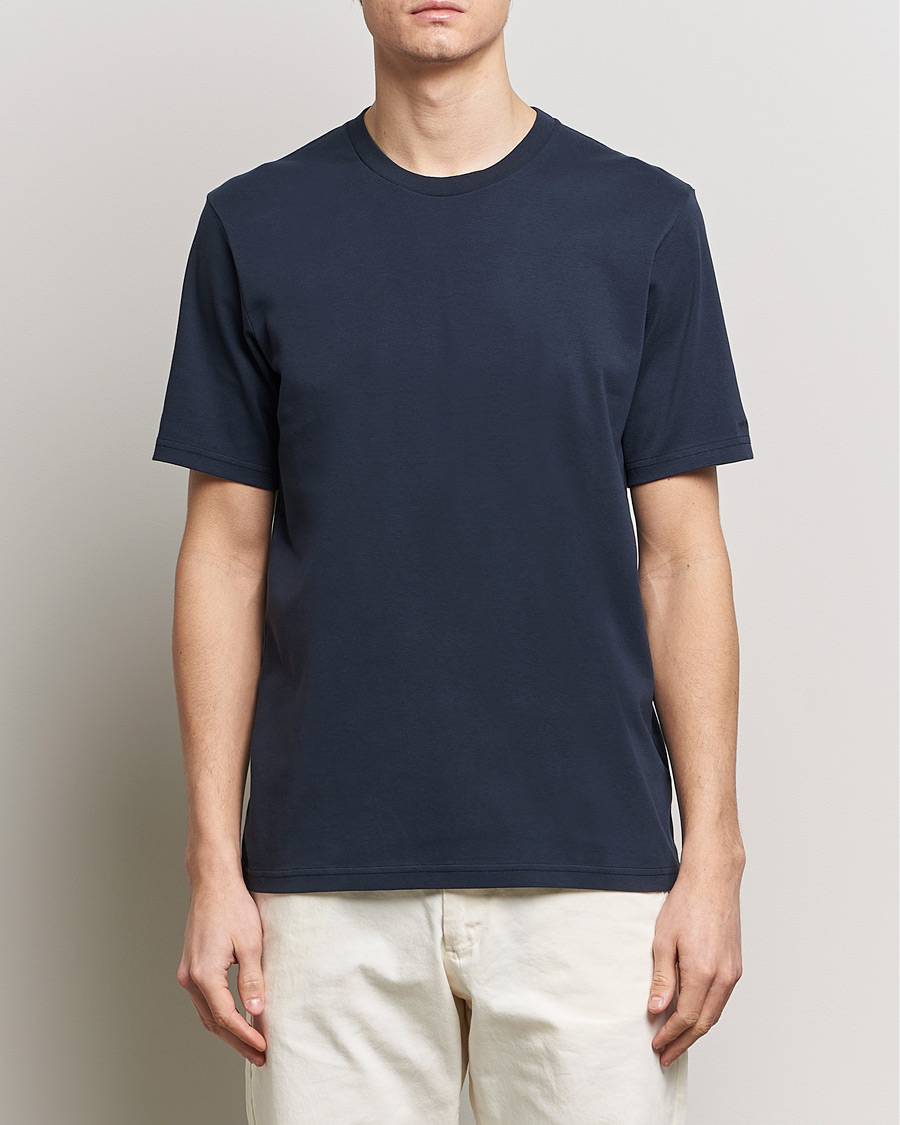 Heren | T-shirts met korte mouwen | Orlebar Brown | Deckard Heavy T-Shirt Night Iris