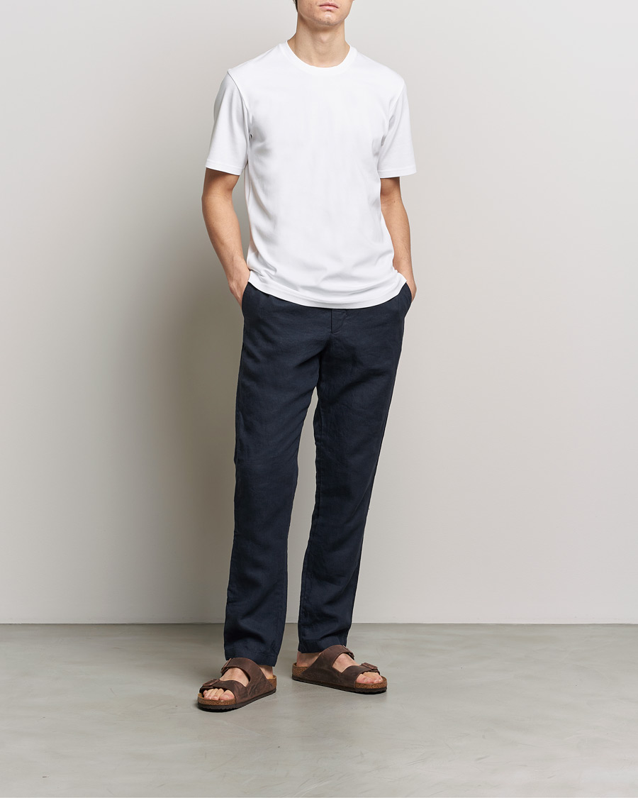 Heren | T-shirts | Orlebar Brown | Deckard Heavy T-Shirt White