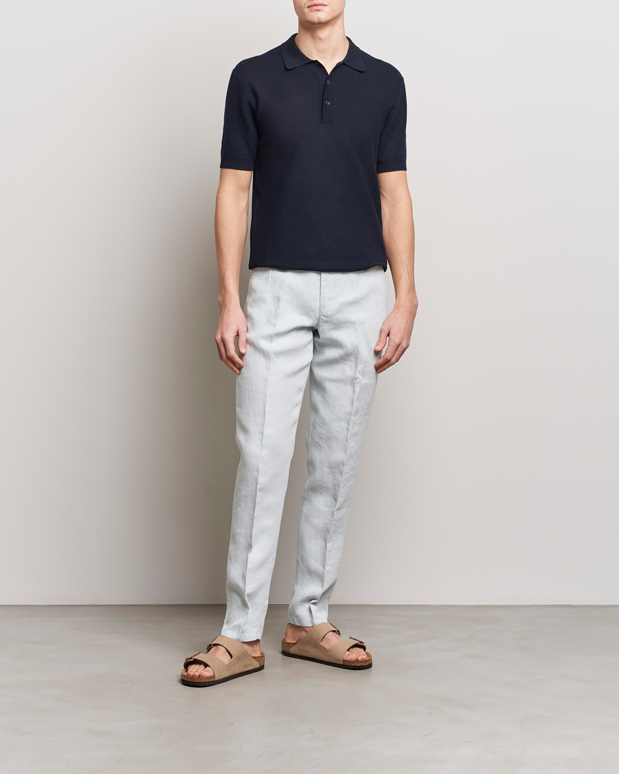 Heren | Polo's | Orlebar Brown | Maranon Knitted Polo Night Iris
