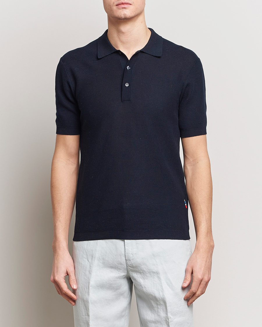 Heren |  | Orlebar Brown | Maranon Knitted Polo Night Iris