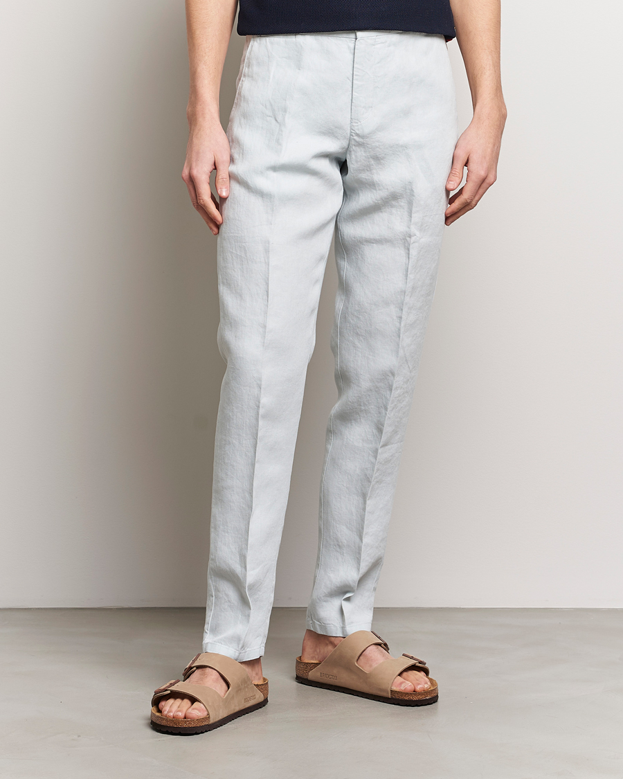 Heren |  | Orlebar Brown | Griffon Linen Trousers White Jade