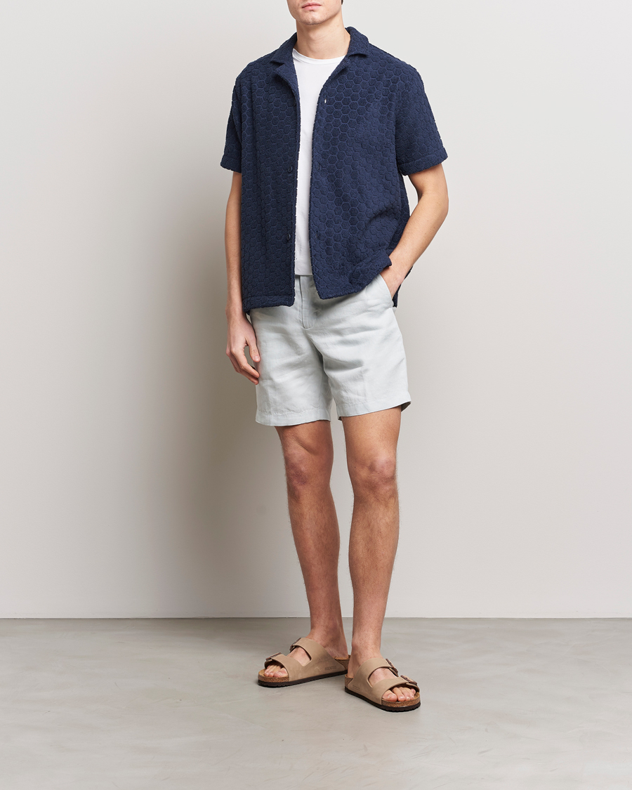 Heren | Korte broek | Orlebar Brown | Cornell Linen Shorts White Jade