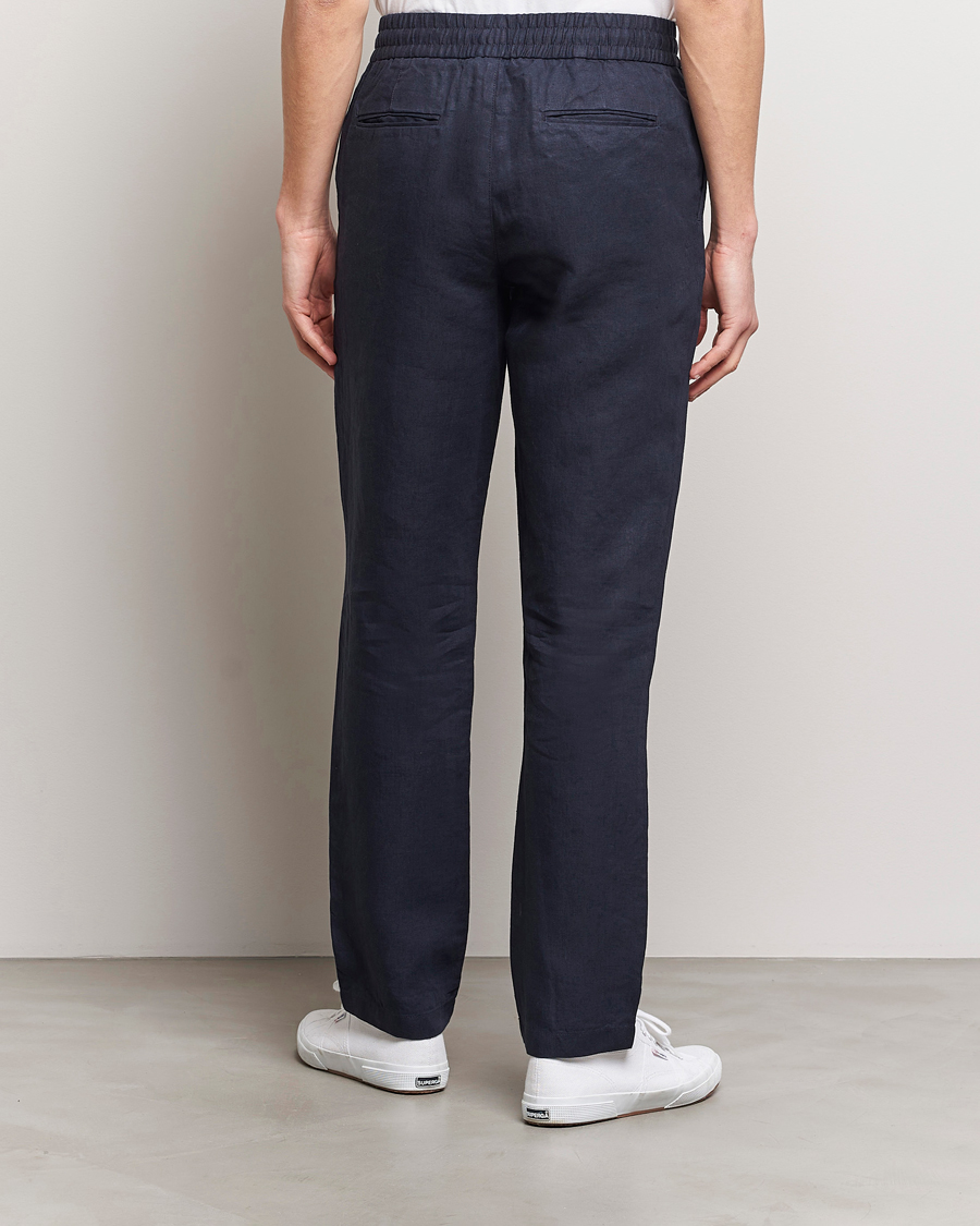 Heren | Broeken | Orlebar Brown | Cornell Linen Trousers Night Iris