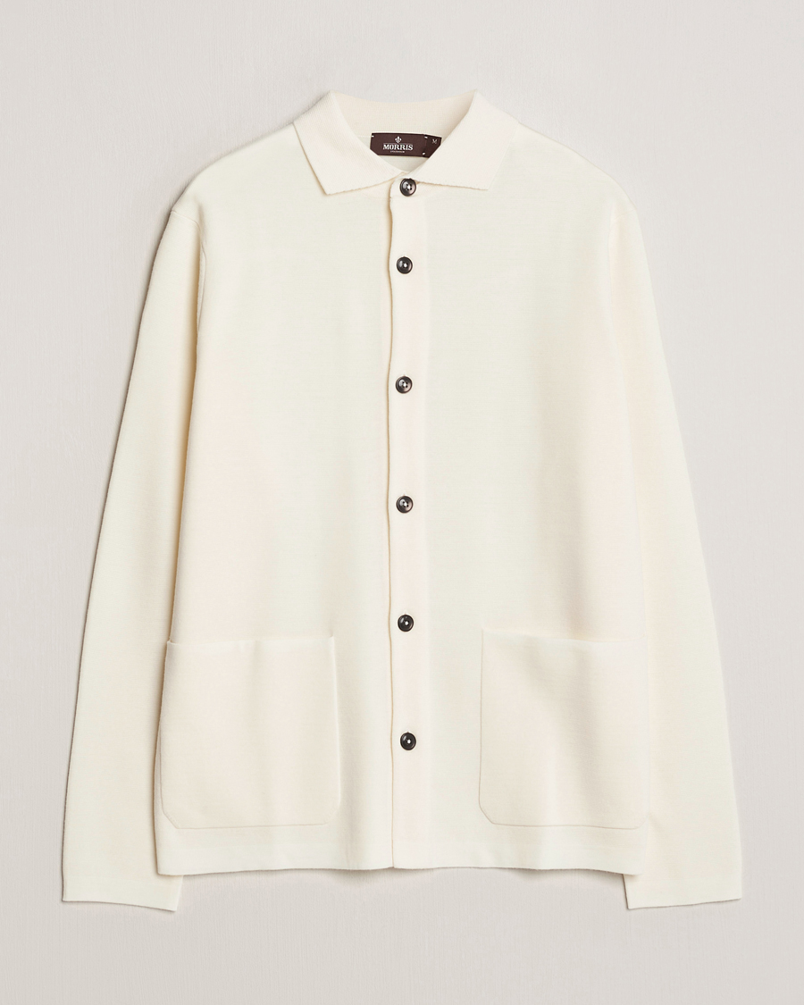 Heren | Truien | Morris Heritage | Craig Merino Dress Cardigan White