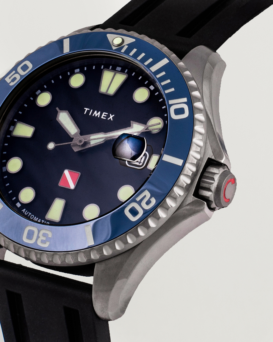 Heren | Timex Deep Water Tiburón Automatic 44mm Black Dial | Timex | Deep Water Tiburón Automatic 44mm Black Dial