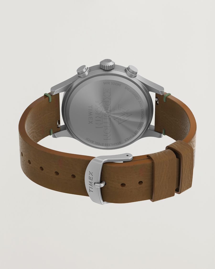 Heren | Timex Expedition North Sierra Chronograph 42mm Green Dial | Timex | Expedition North Sierra Chronograph 42mm Green Dial