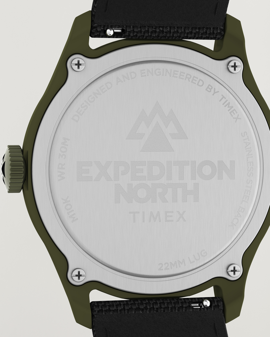 Heren | Stoffen band | Timex | Expedition North Traprock Quartz 43mm Black Dial
