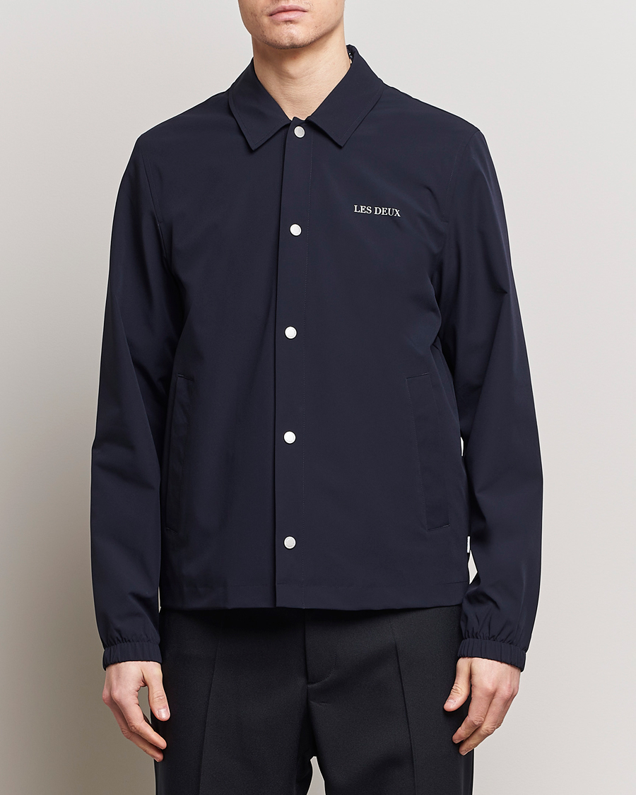 Heren |  | LES DEUX | Idris Coach Jacket Dark Navy