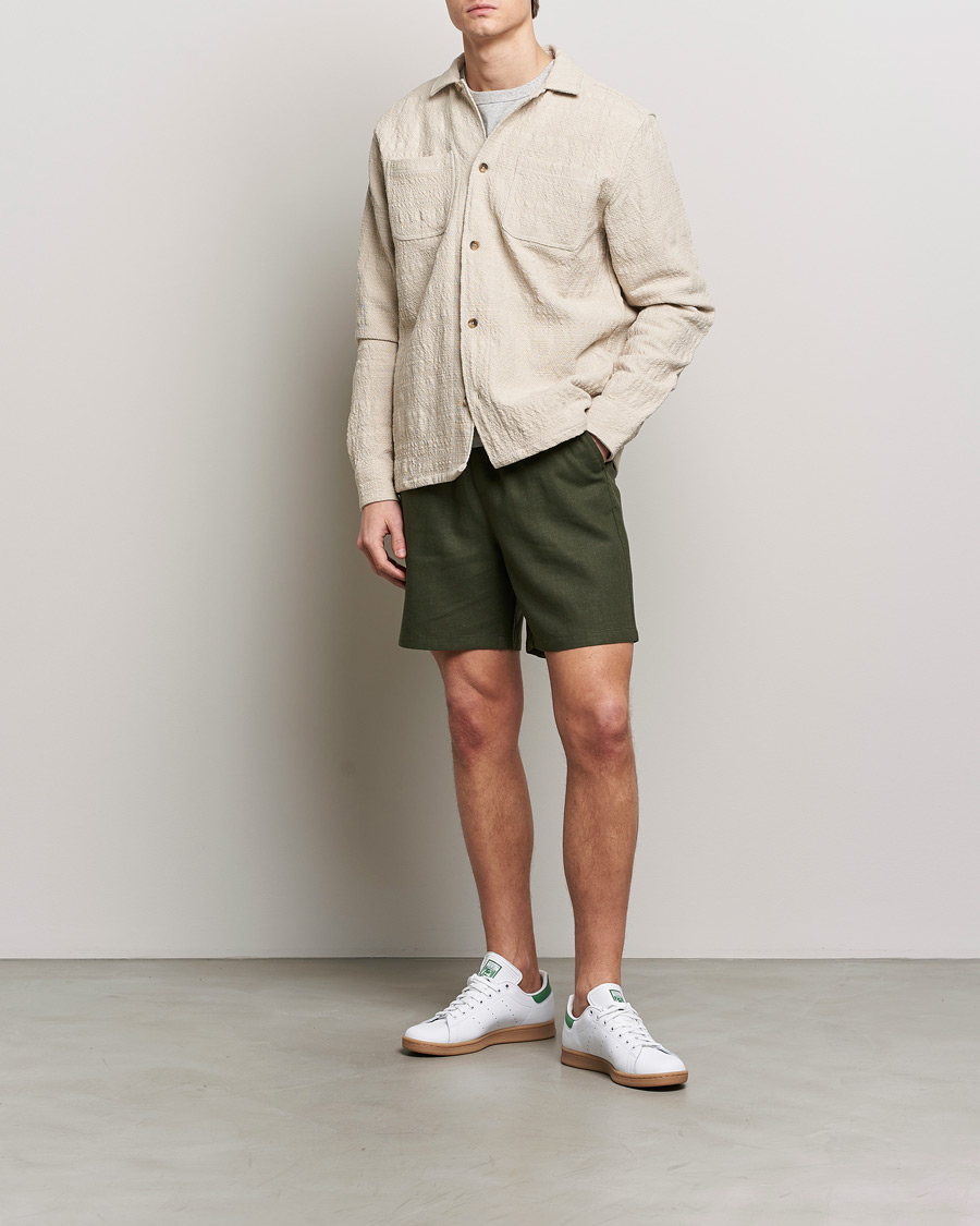 Heren | Overhemden | LES DEUX | Isaac Overshirt Ivory