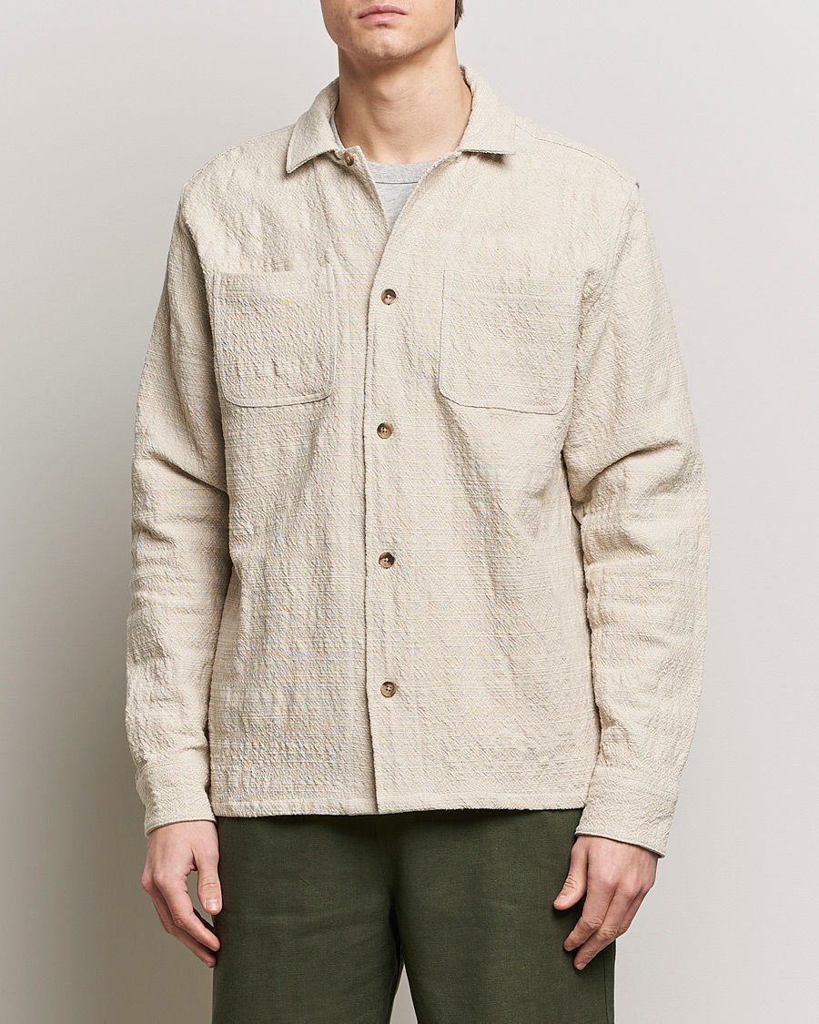 Heren | Overhemden | LES DEUX | Isaac Overshirt Ivory
