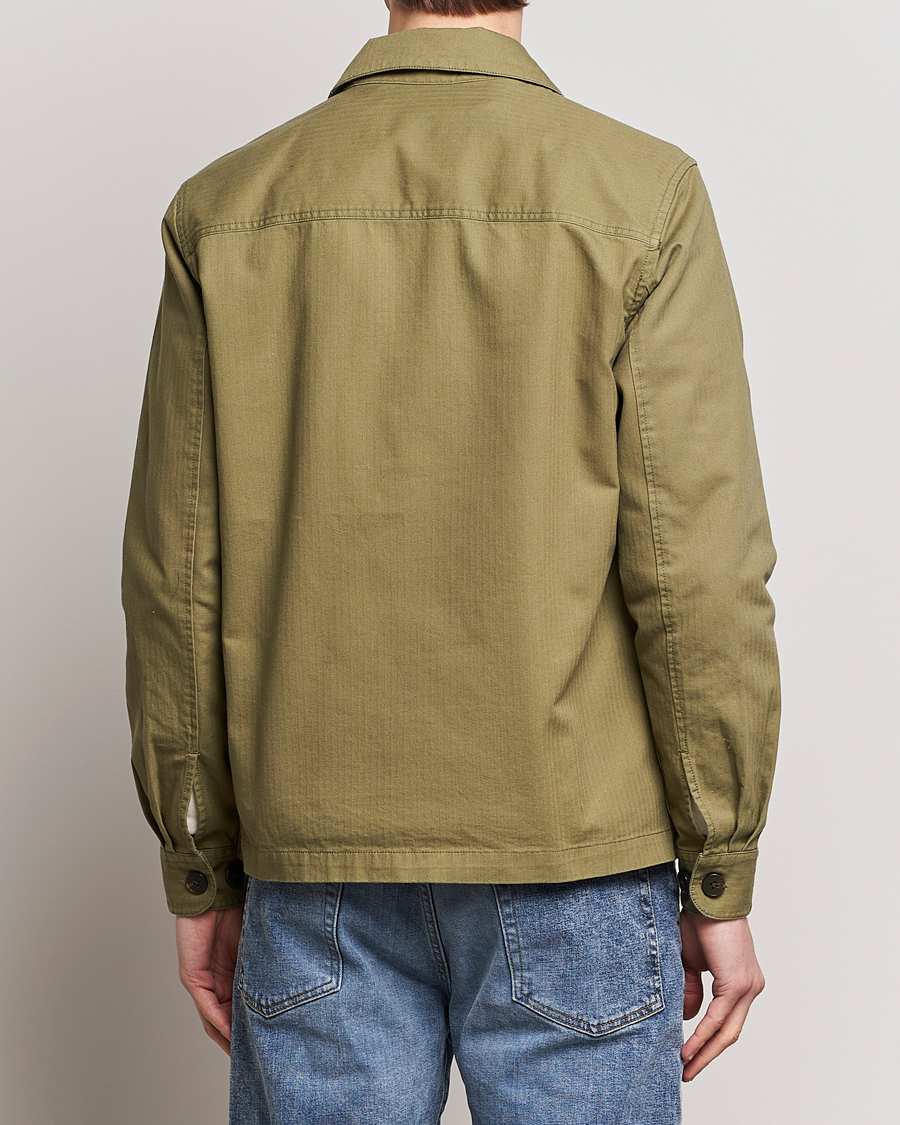 Heren | Overhemden | LES DEUX | Lester Fatigue Shirt Surplus Green