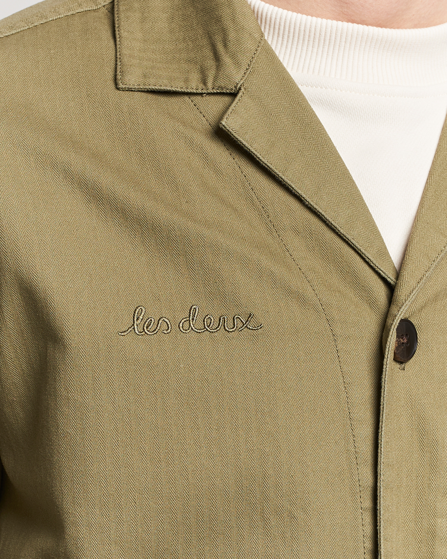 Heren | Overhemden | LES DEUX | Lester Fatigue Shirt Surplus Green