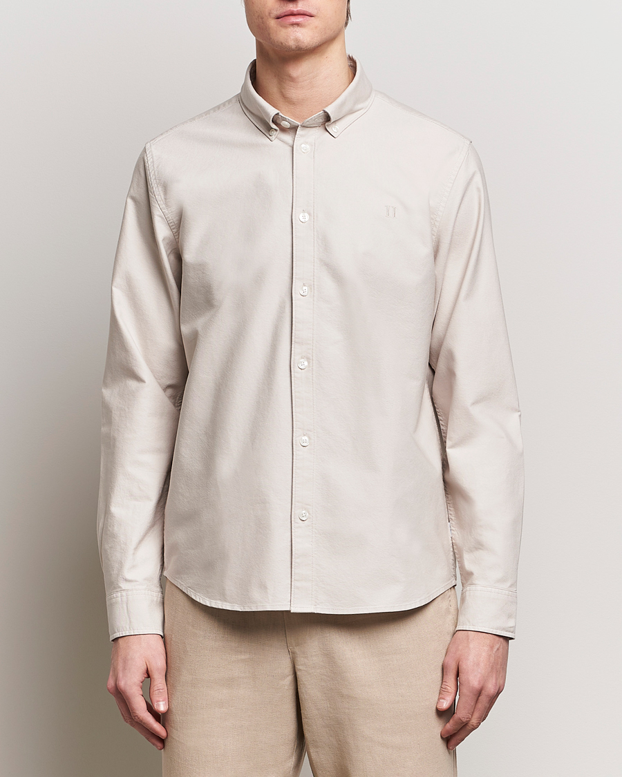 Heren | Overhemden | LES DEUX | Kristian Oxford Shirt Dark Sand