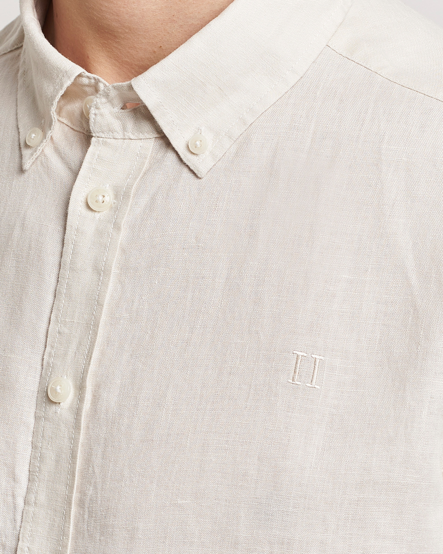 Heren | Overhemden | LES DEUX | Kristian Linen Button Down Shirt Ivory