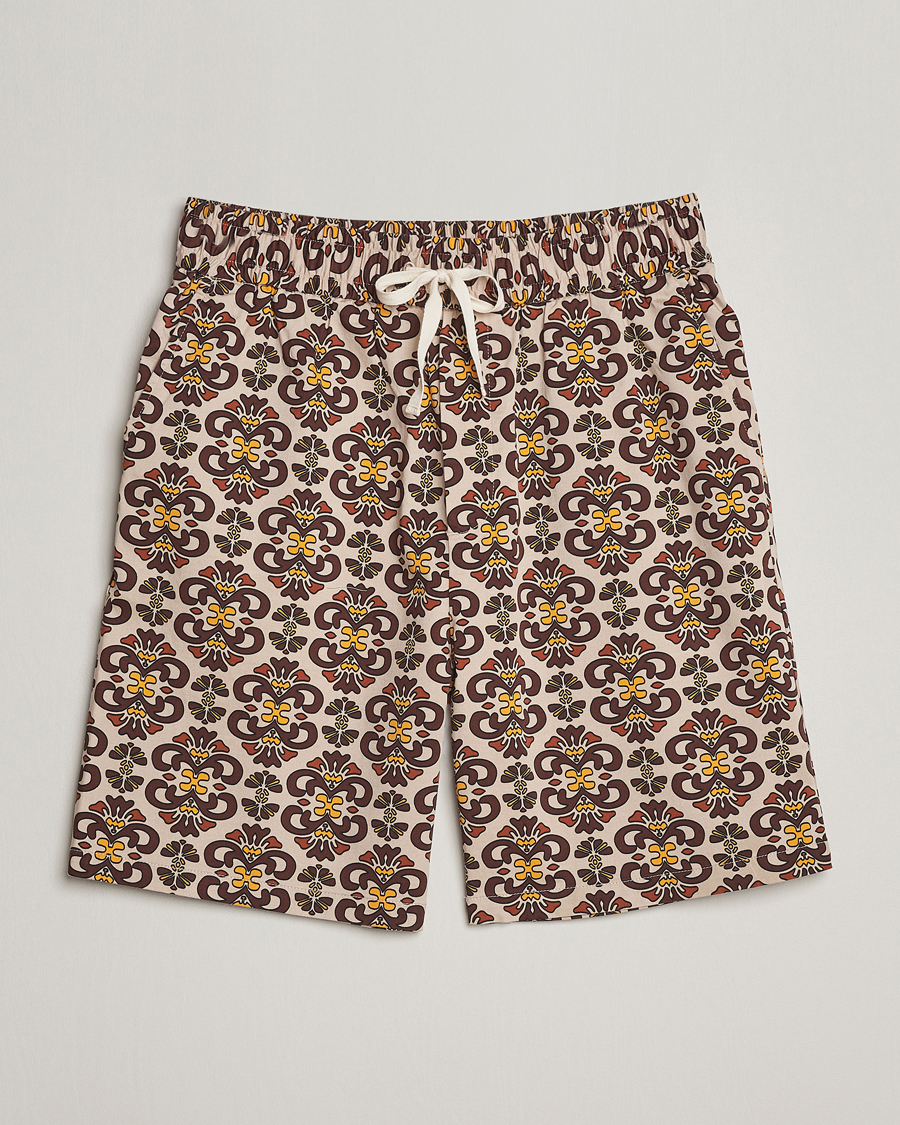 Heren | Korte broek | LES DEUX | Hendrix Printed Shorts Light Sand